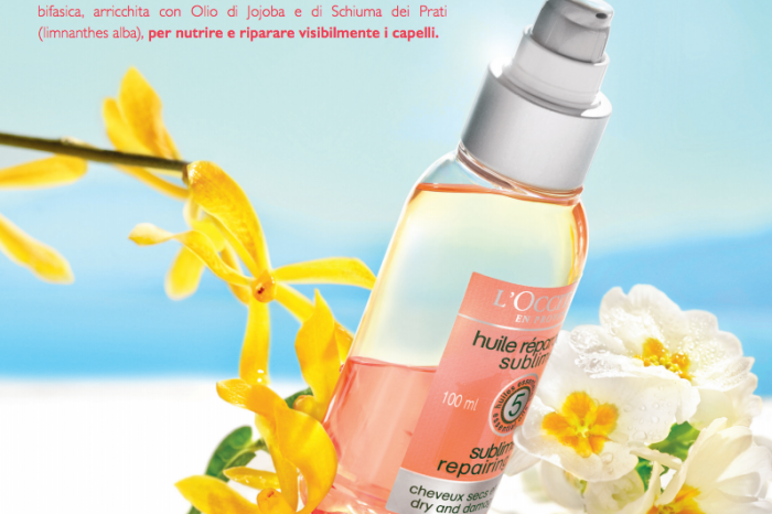 Proteggere i capelli sotto al sole: il nuovo olio sublime L'Occitane