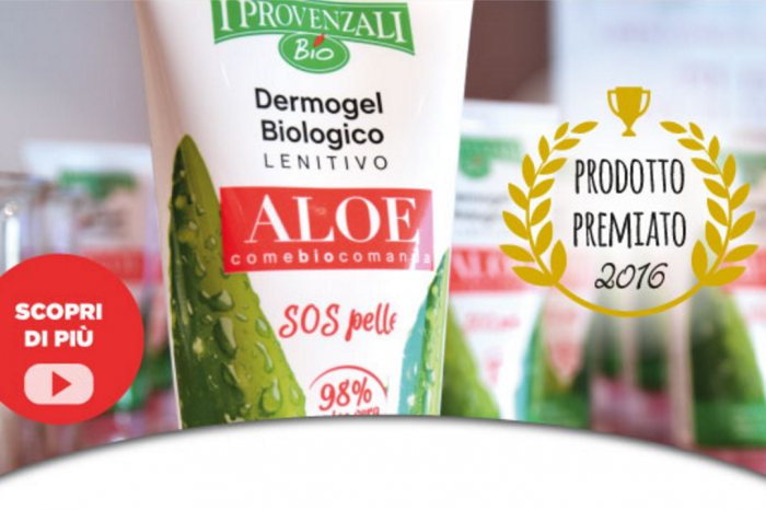 Il Dermogel Biologico Aloe de "I Provenzali" eletto "New entry dell'anno"!