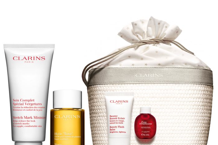 Clarins e le (future) mamme: ecco la trousse Maternità 2016