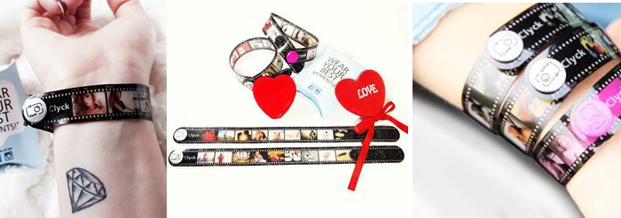 Idee regalo San Valentino: Clyck, il braccialetto con le foto!